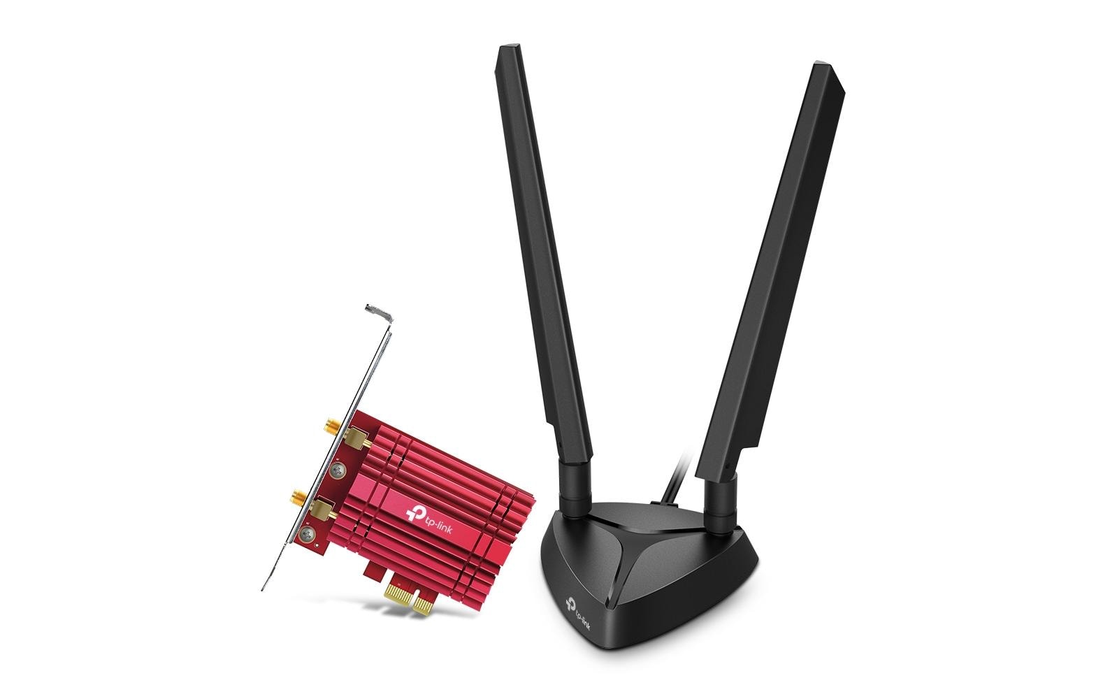 TP-Link Archer TXE75E PCIe Adapter AXE5400, Wi-Fi 6E, Bluetooth 5.2