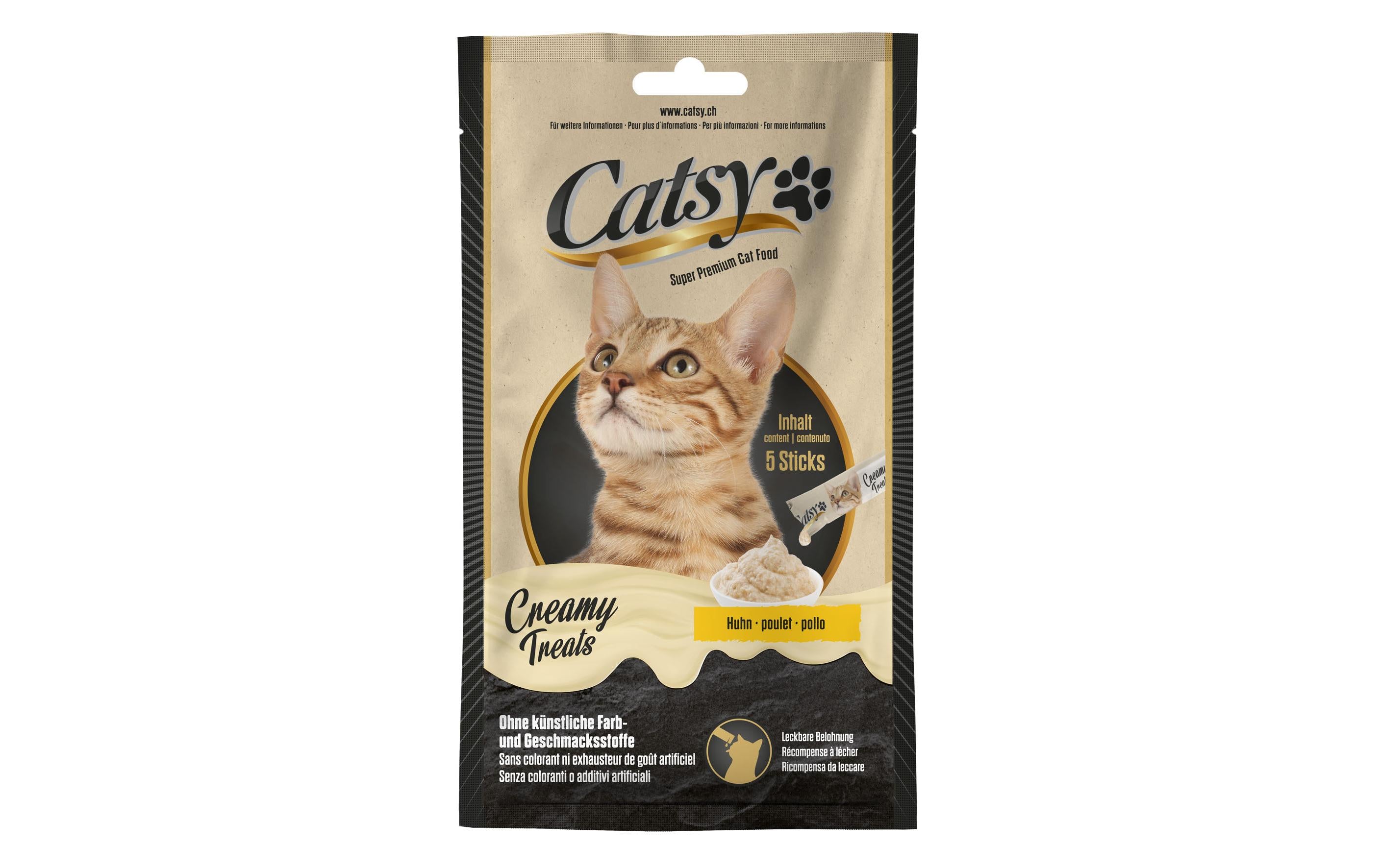 Catsy Creamy Snack Chicken 5x14g