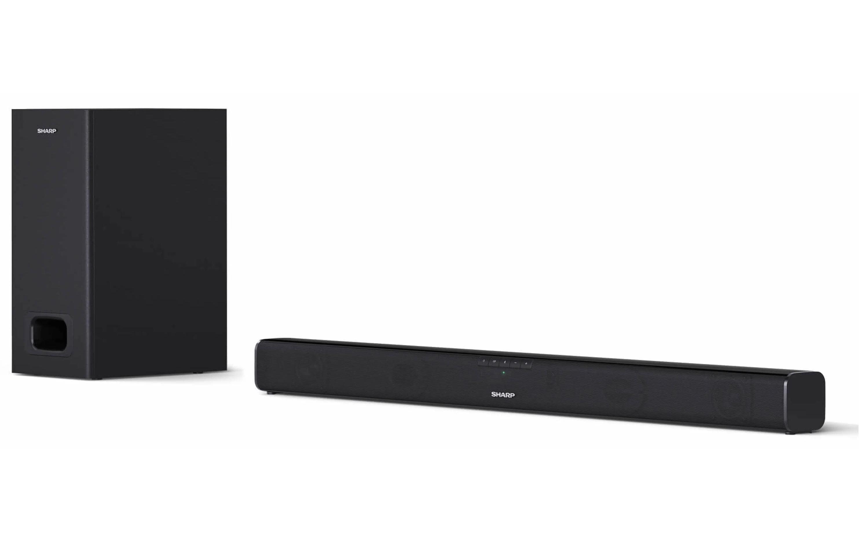 Sharp HT-SBW110, 2.1 Soundbar Wireless Sub, 180W, Bluetooth