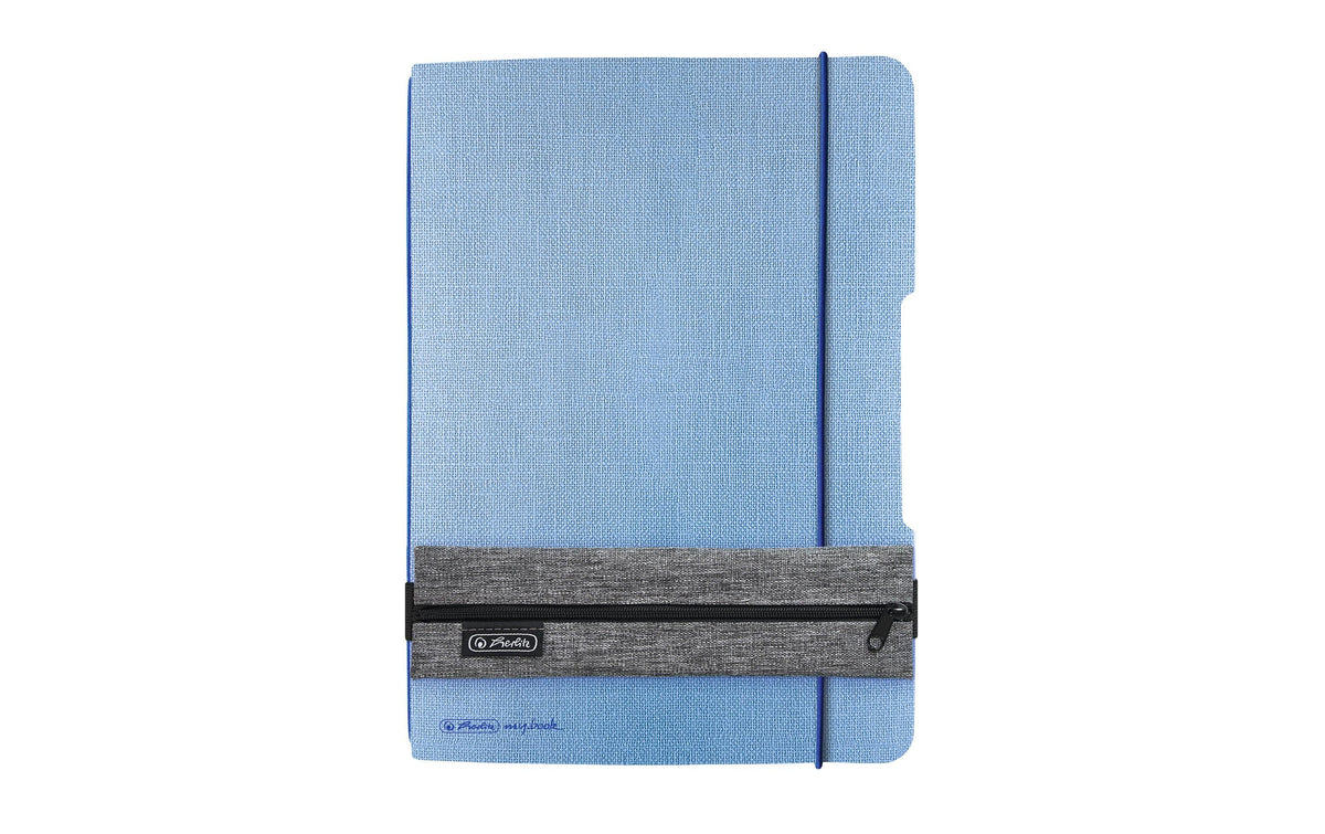 Herlitz Etui 3in1 für Notizbuch A5/A4 Faulenzer, Lesezeichen & Verschluss