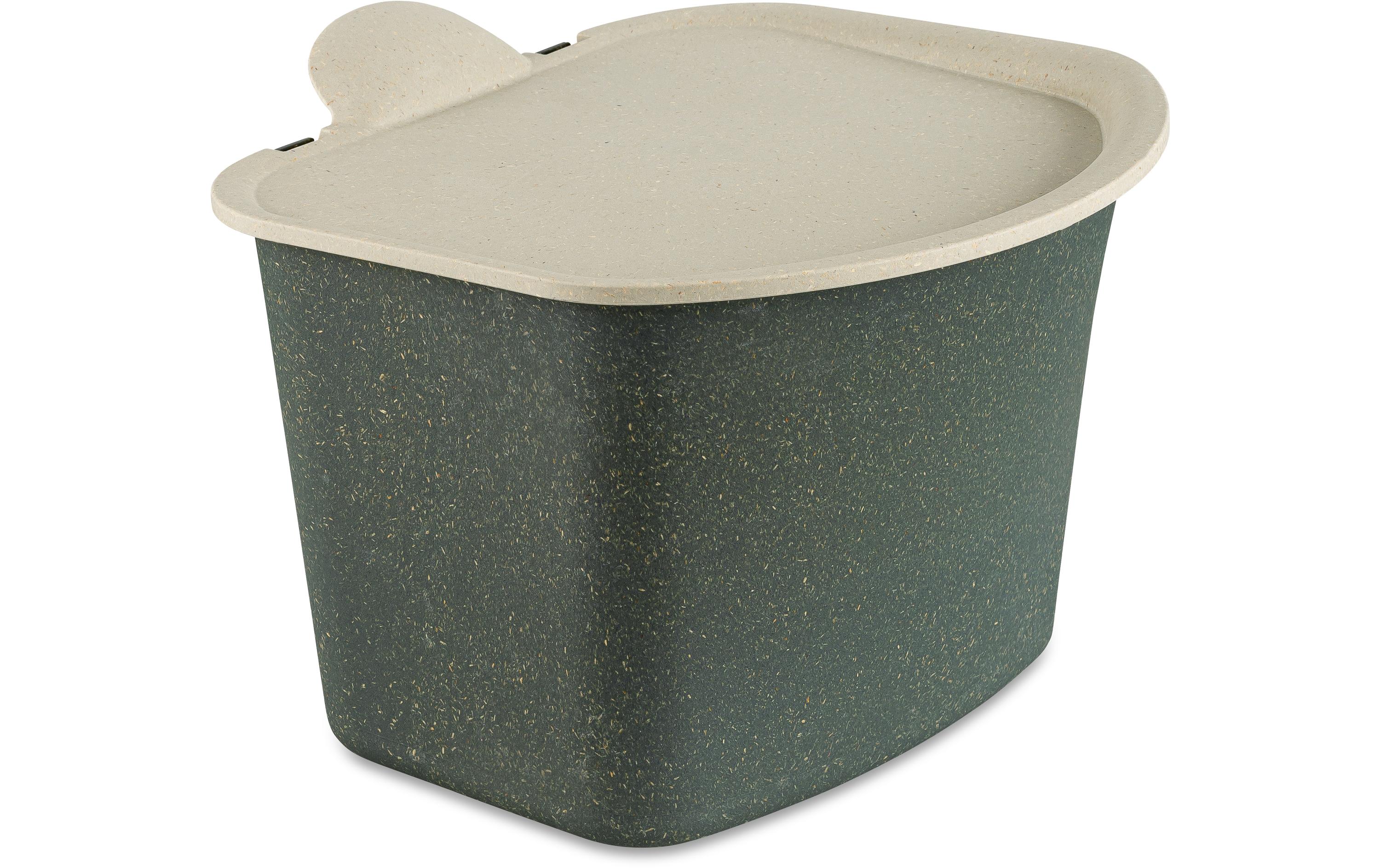 Koziol Recyclingeimer Bibo 16x20.8x22.5cm, grau, bio-circular