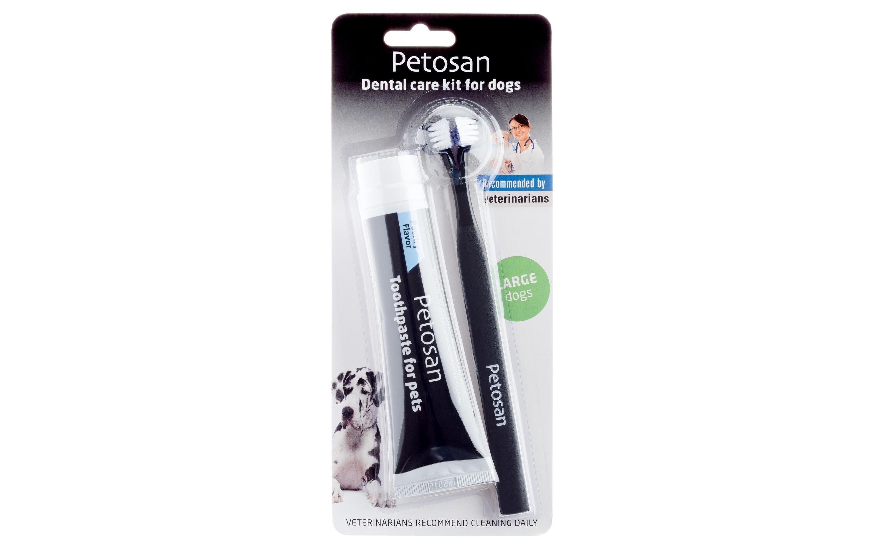 Petosan Dental Kit Zahnpasta & Bürste, L