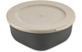 Koziol Vorratsdose Connect 700ml 16.2x15.8x6.5cm, grau, bio-circular
