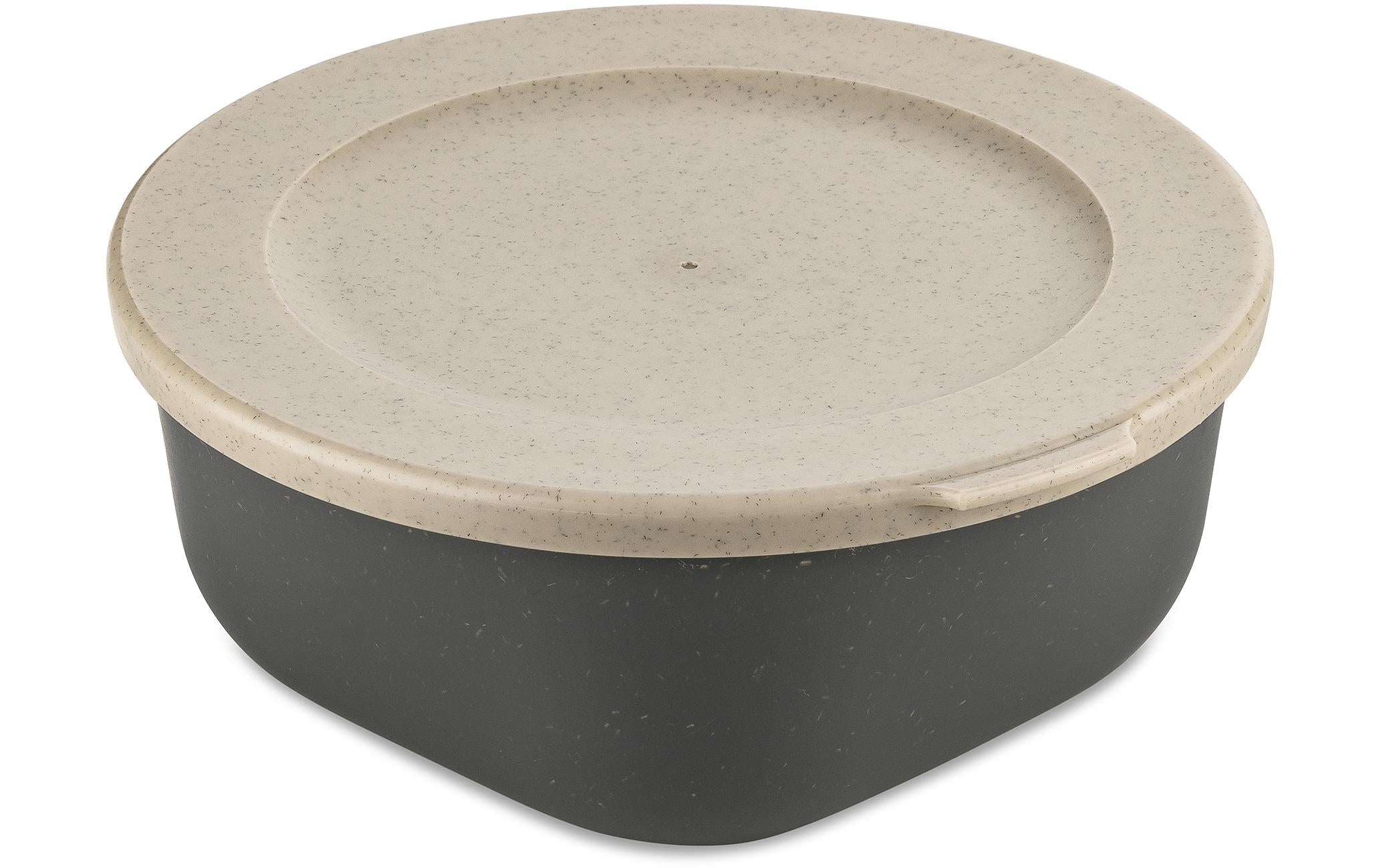 Koziol Vorratsdose Connect 700ml 16.2x15.8x6.5cm, grau, bio-circular