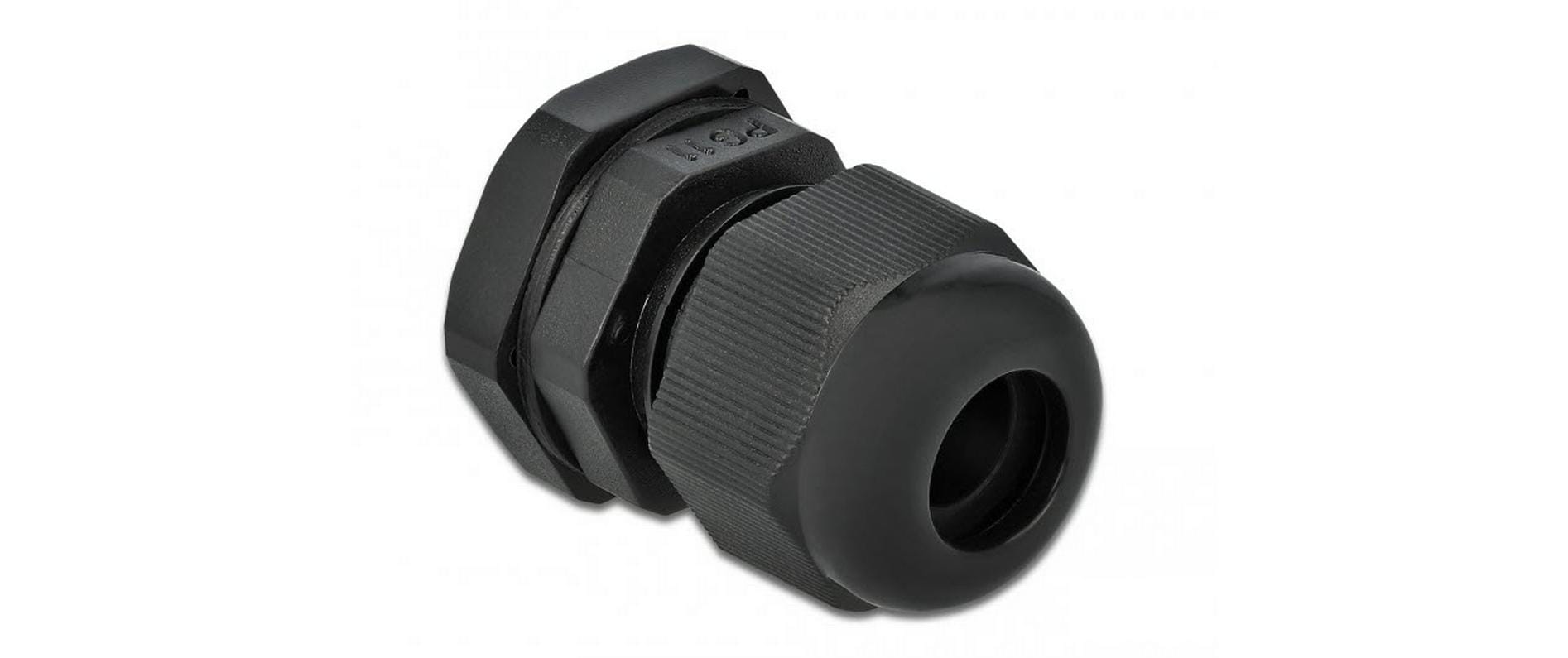 Delock Kabelverschraubung PG11 22mm IP 68, schwarz, 10 Stück