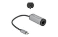 Delock USB3.1 Typ-C zu LAN Adapter, 1Gbps schwarz, mit Powerdelivery 3.0 bis 60Watt
