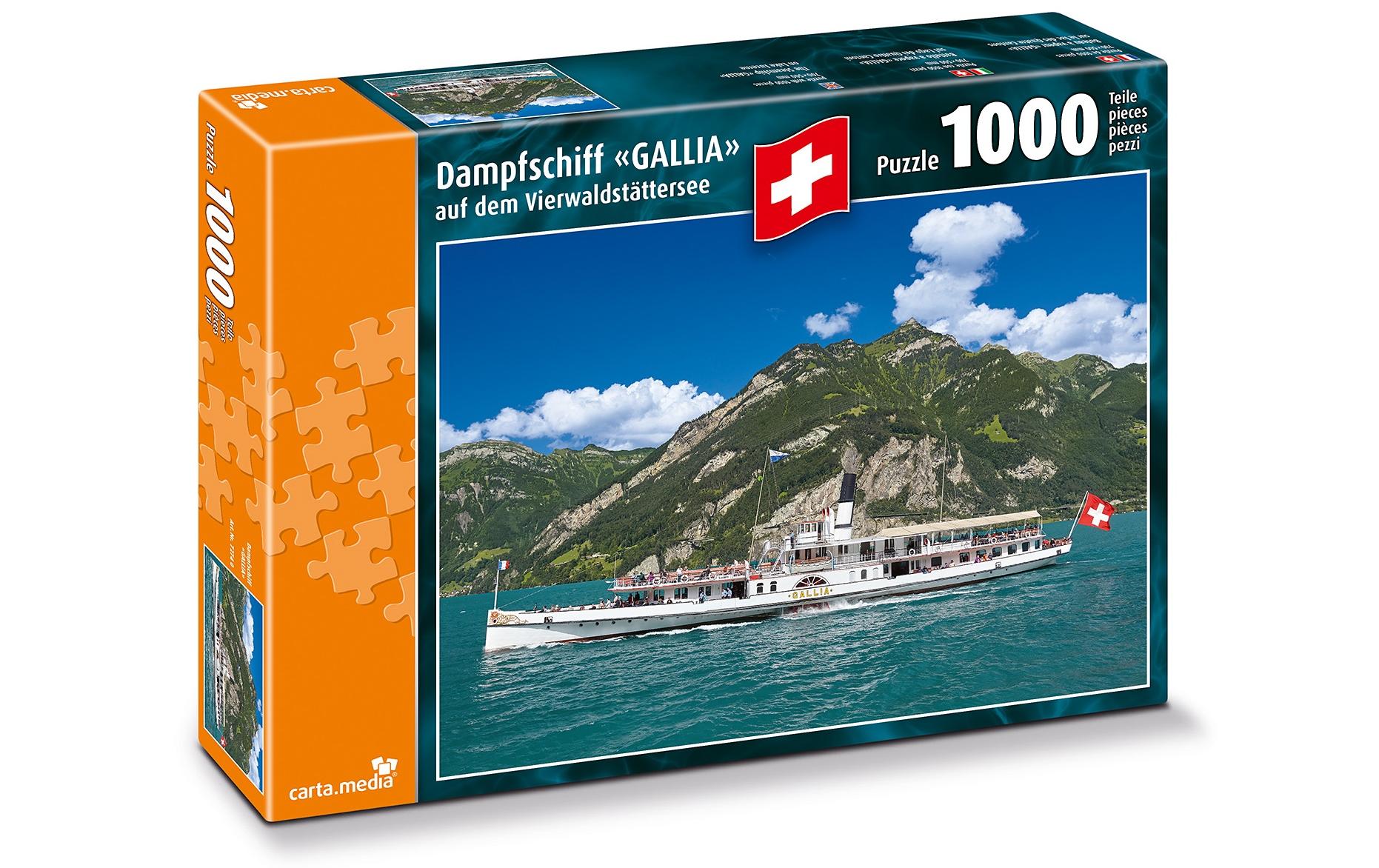 Puzzle "Dampfschiff Gallia" 1000 Teile