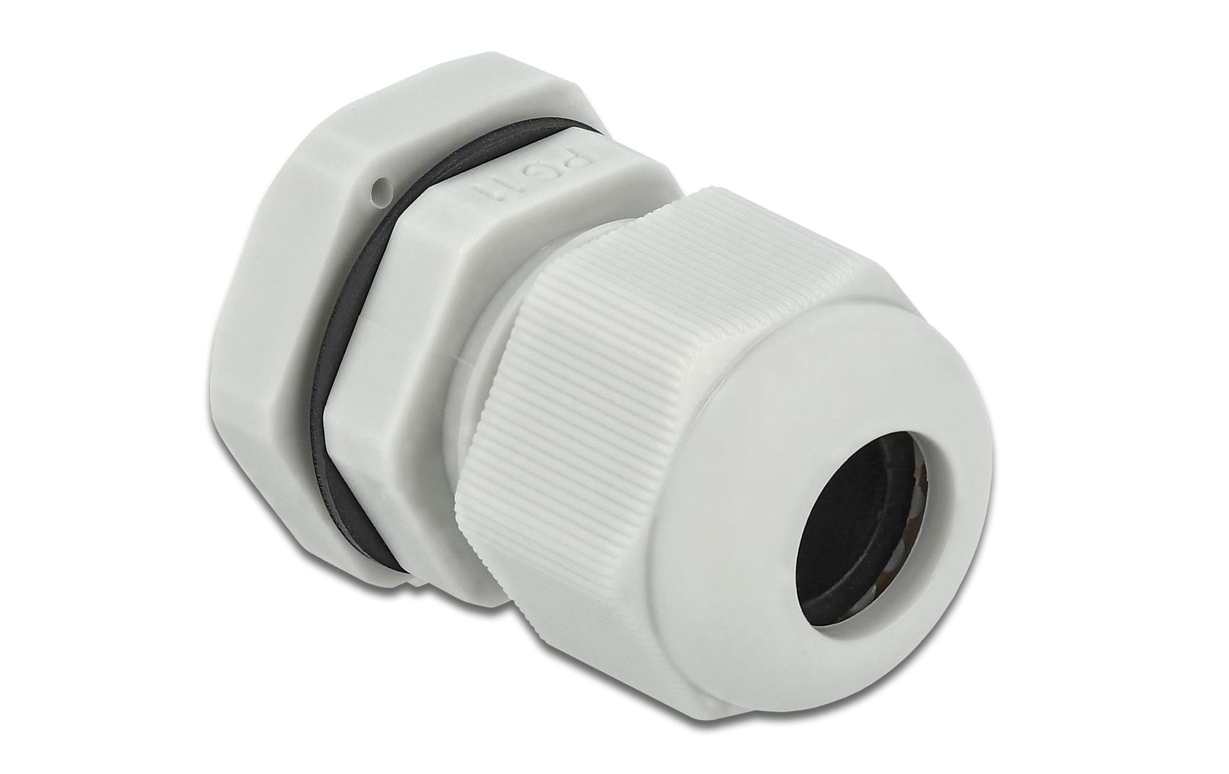 Delock Kabelverschraubung PG11 22mm IP 68, grau, 10 Stück