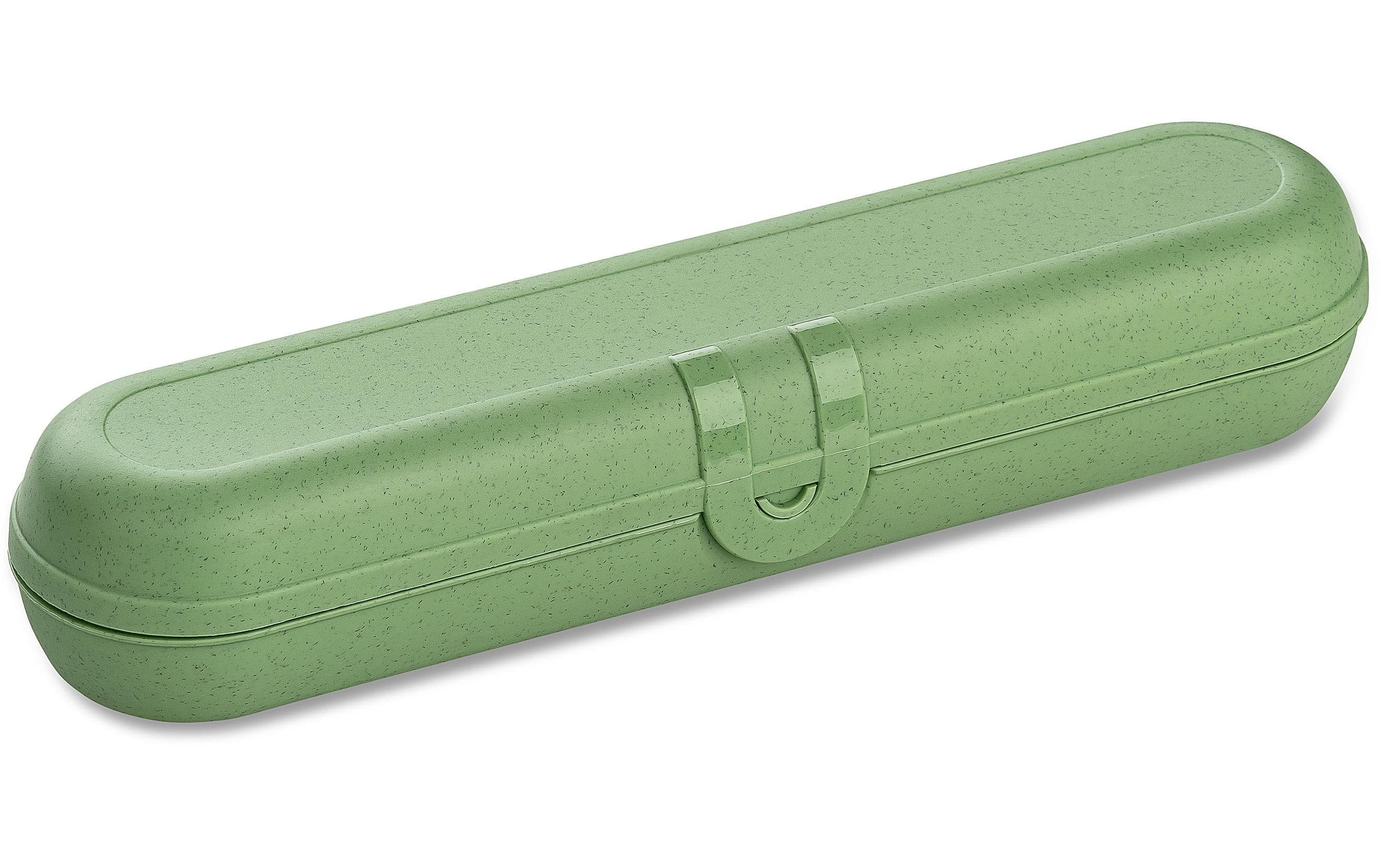 Koziol Besteckset KliKK Etui 24.0x5.6x4.4cm, grün, bio-circular