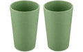 Koziol Becher Connect L 2er Set 350ml,7.5x7.5x11.7cm, grün, bio-circular