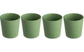 Koziol Becher Connect S 4er Set 190ml, 7.3x7.3x7.5cm, grün, bio-circular