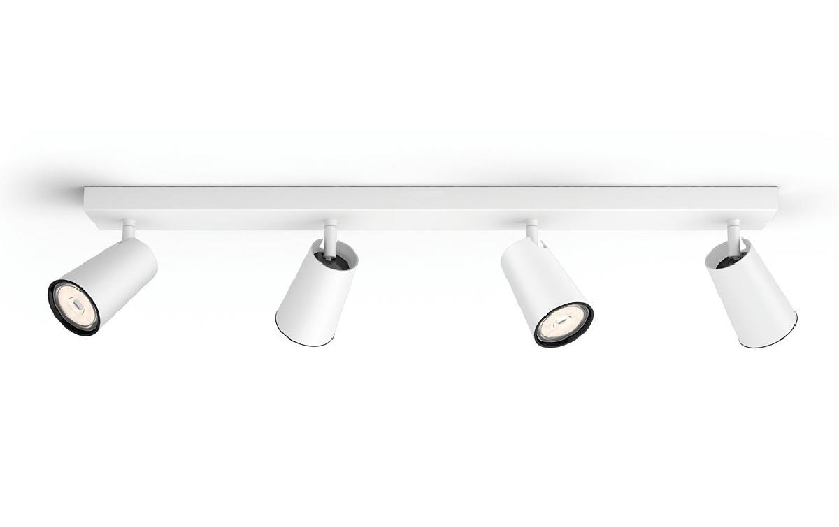 Philips Spot Paisley GU 10, 4x max. 5.5W, weiss
