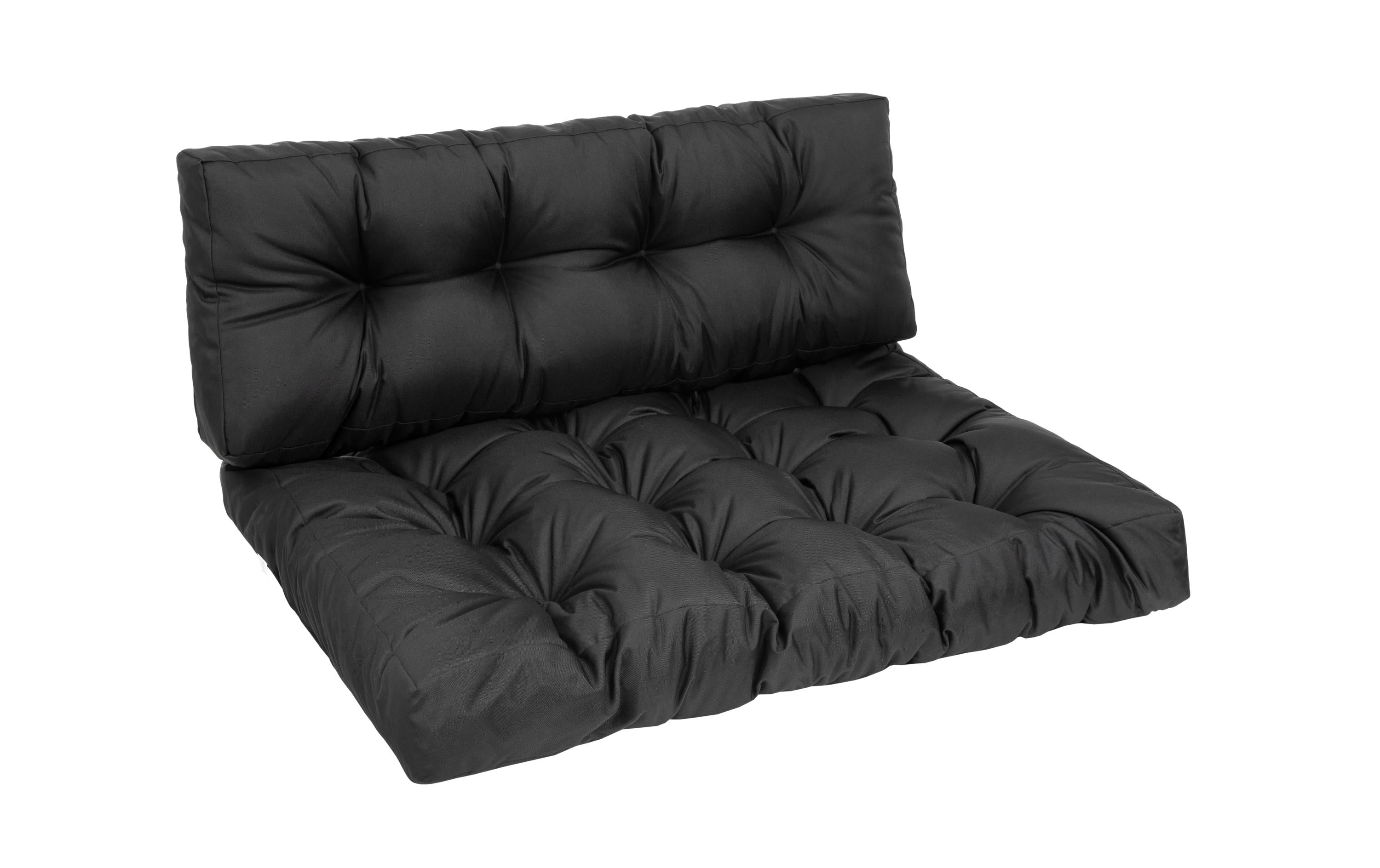 COCON Palettenkissengarnitur schwarz