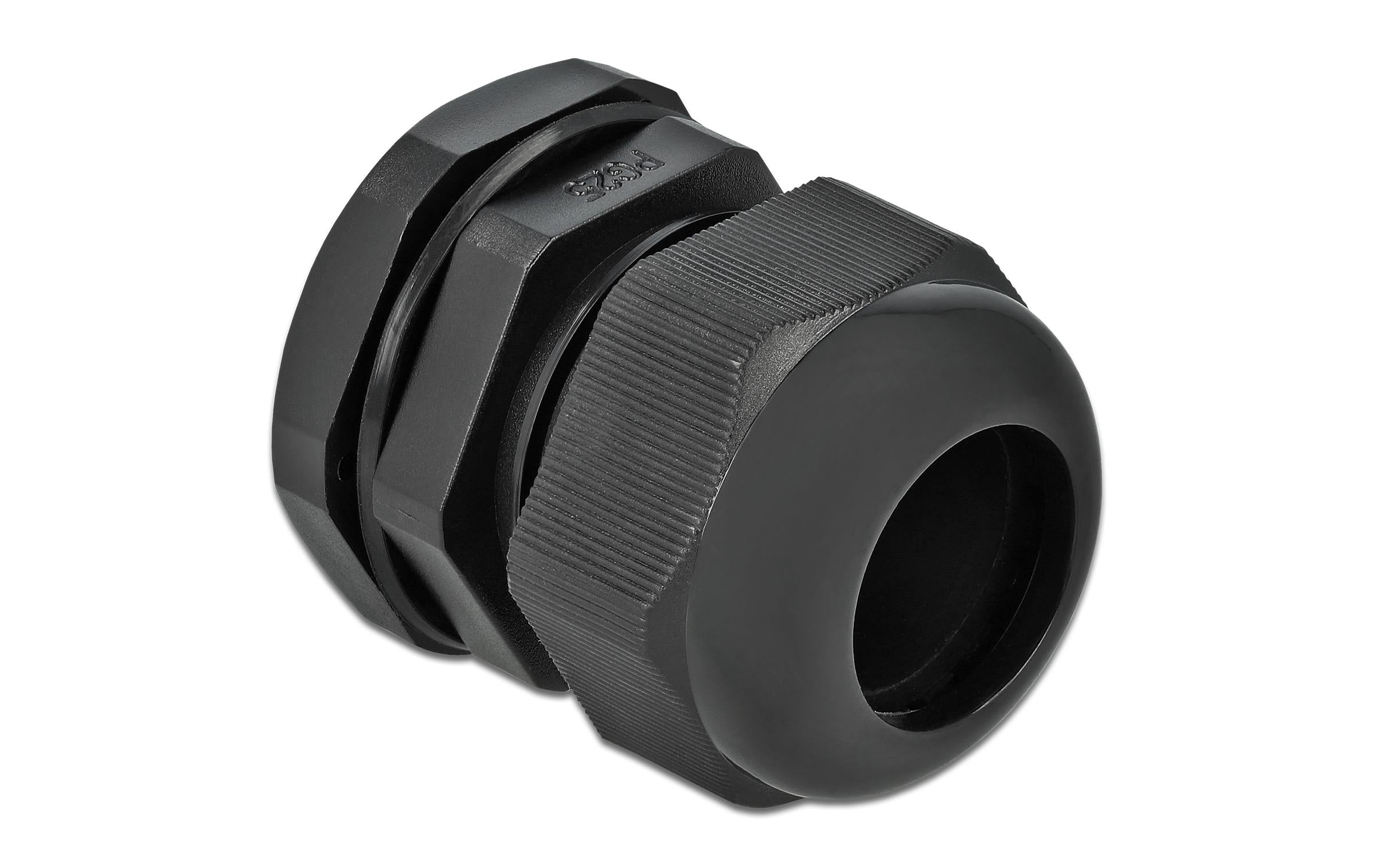Delock Kabelverschraubung PG25 35mm IP 68, schwarz, 10 Stück