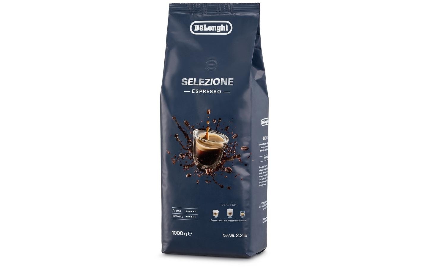 De'Longhi Kaffeebohnen Selezione 1 kg, Intensität: 4