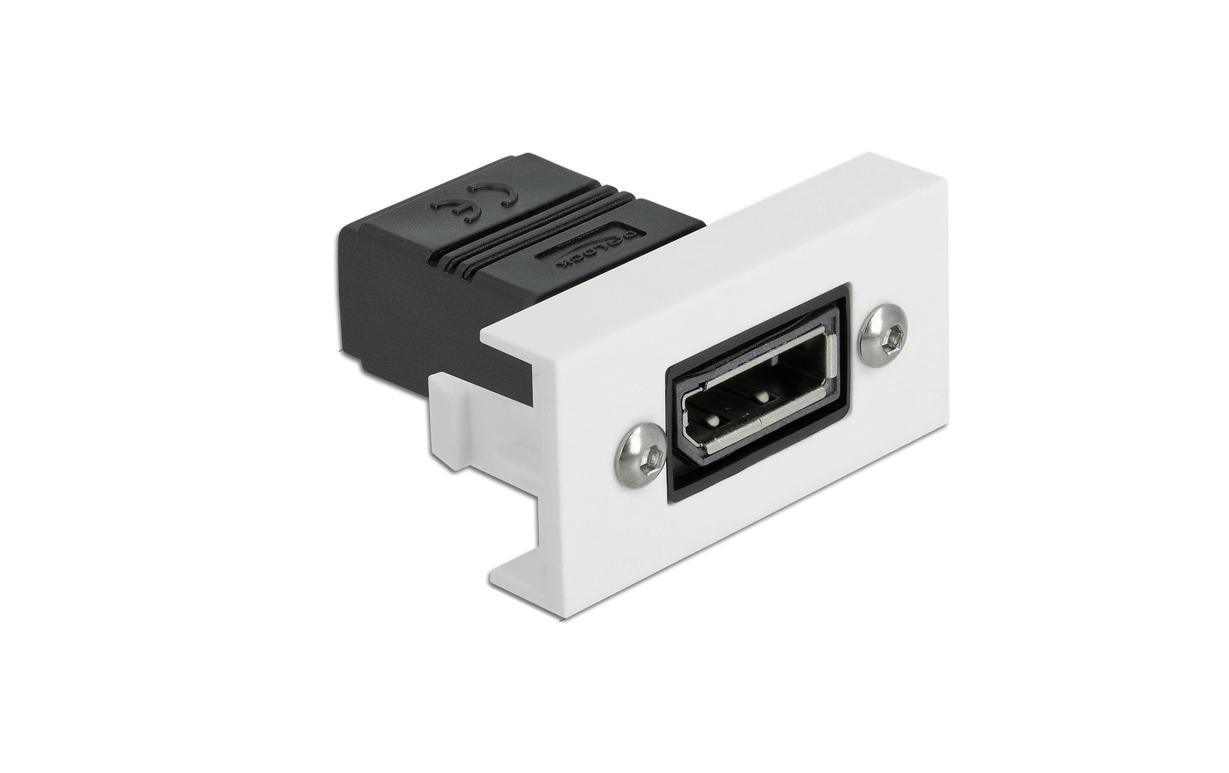 Delock Easy 45 DisplayPort Modul gerade, 22.5x45mm