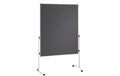 FRANKEN Moderationstafel ECO, 120 x 150 cm grau/Filz, einteilig