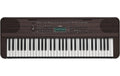 Yamaha PSR-E360DW Portable Keyboard, 61 Keys, Dark Walnut