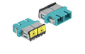 Delock LWL Kupplung SC-SC, OM3 Duplex Multimode, türkis