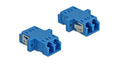 Delock LWL Kupplung LC-LC, Duplex Singlemode, plastik, blau