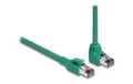 Delock Netzwerkkabel RJ45 PROFINET SF/UTP 90 Grad gewinkelt, 3m, grün