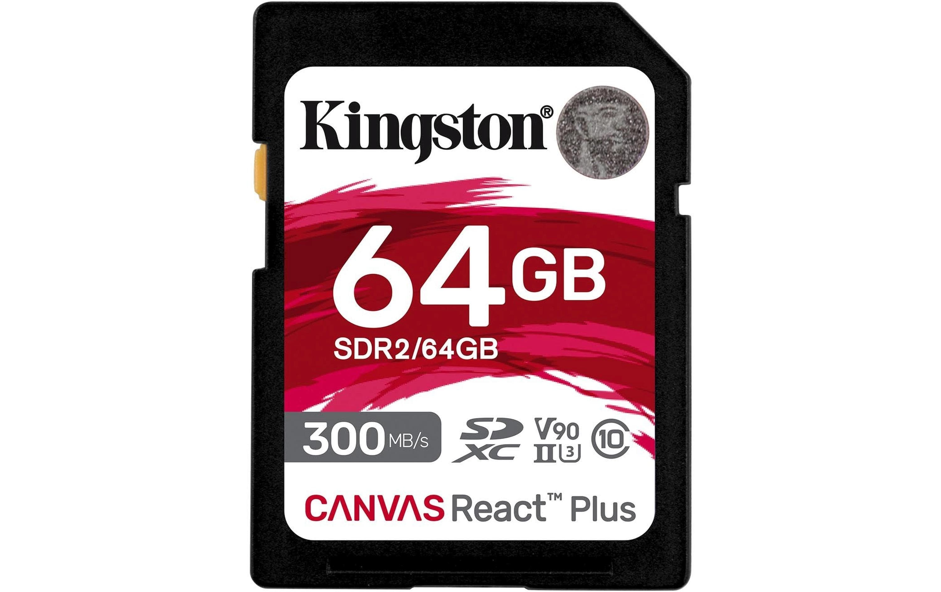 Canvas React Plus SDXC Card 64GB UHS-II U3, lesen 300MB/s, schreiben 260MB/s
