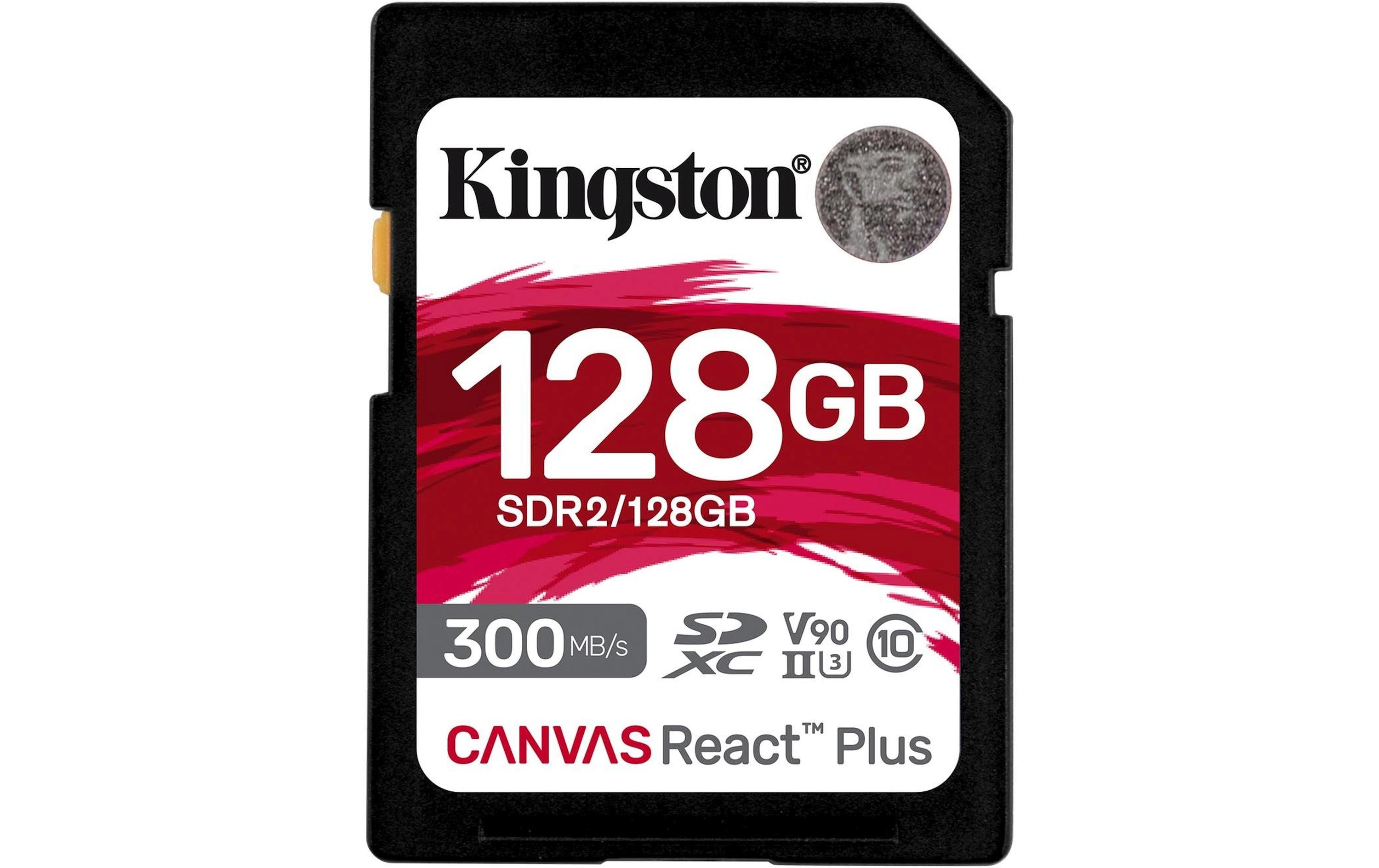 Canvas React Plus SDXC Card 128GB UHS-II U3, lesen 300MB/s, schreiben 260MB/s