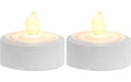 Star Trading LED Teelicht 2er Pack Paulo 0.06W, IP20, Weiss