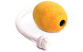 Wolters Straussenei mit Seil Gr.M mango 80x60mm