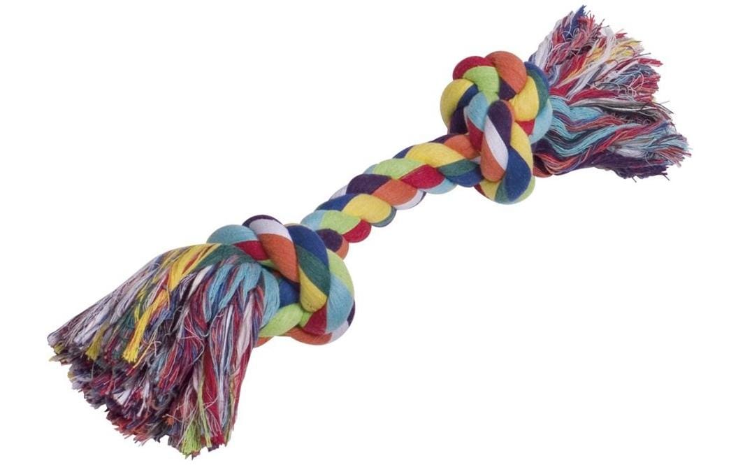 Nobby Knotenseil bunt 270g, 2 Knoten ca.36cm
