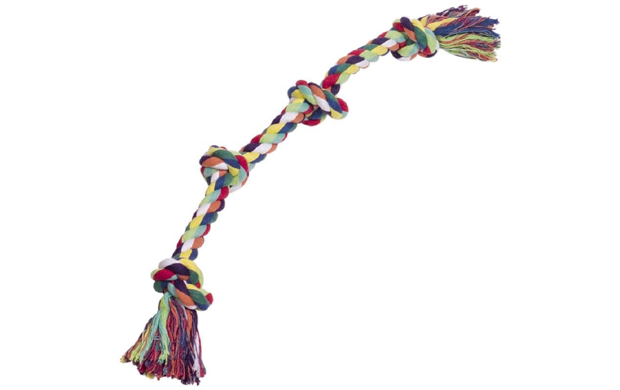Nobby Knotenseil bunt 250g, 4 Knoten ca.55cm