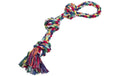 Nobby Knotenseil bunt doppelt,580g,3 Knoten ca.60cm