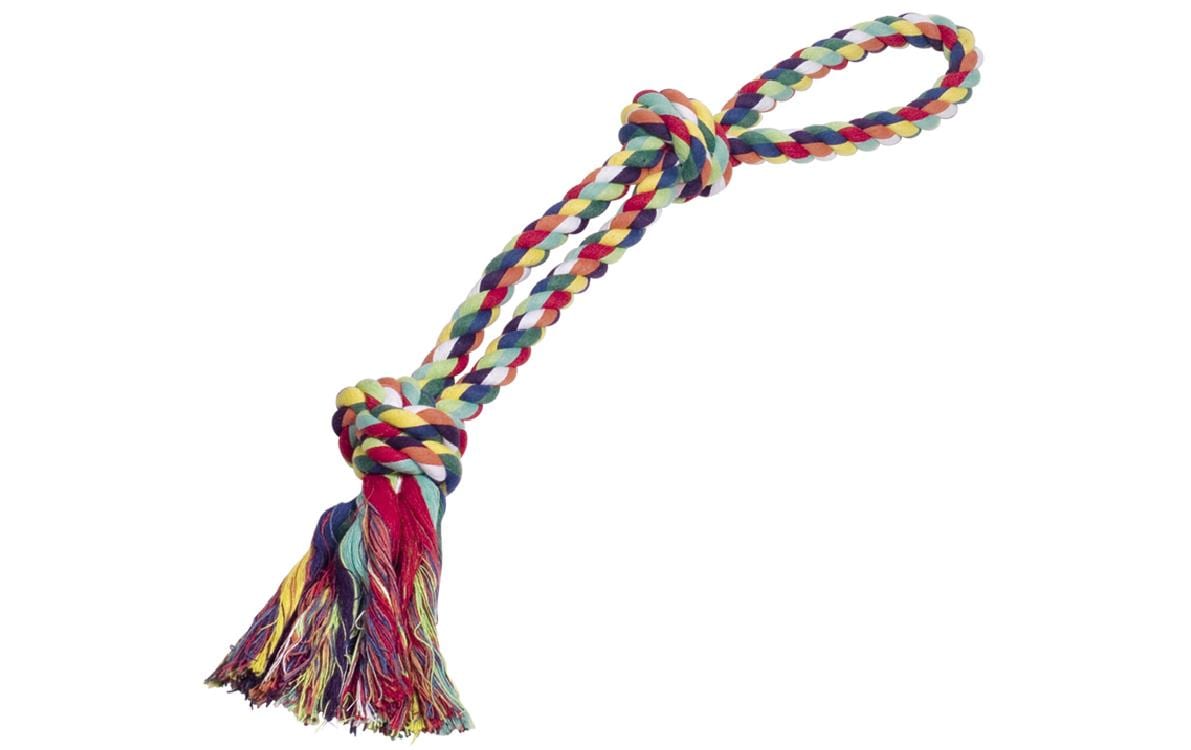 Nobby Knotenseil bunt doppelt 320g,2Knoten ca.55cm