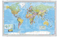 FRANKEN Kartentafel Welt 40x60cm