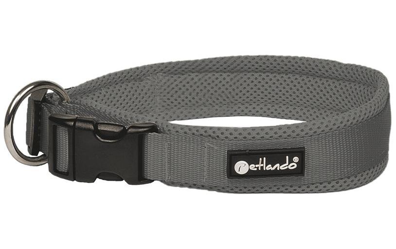 Petlando Mesh Halsband anthrazit XS