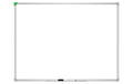 FRANKEN Schreibtafel U-Act!Line emailliert, 180 x 120 cm