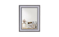 DÖRR Bilderrahmen Finca, Vitage-Optik Weiss- Silberrand, Kunststoff, Bild 10x15cm