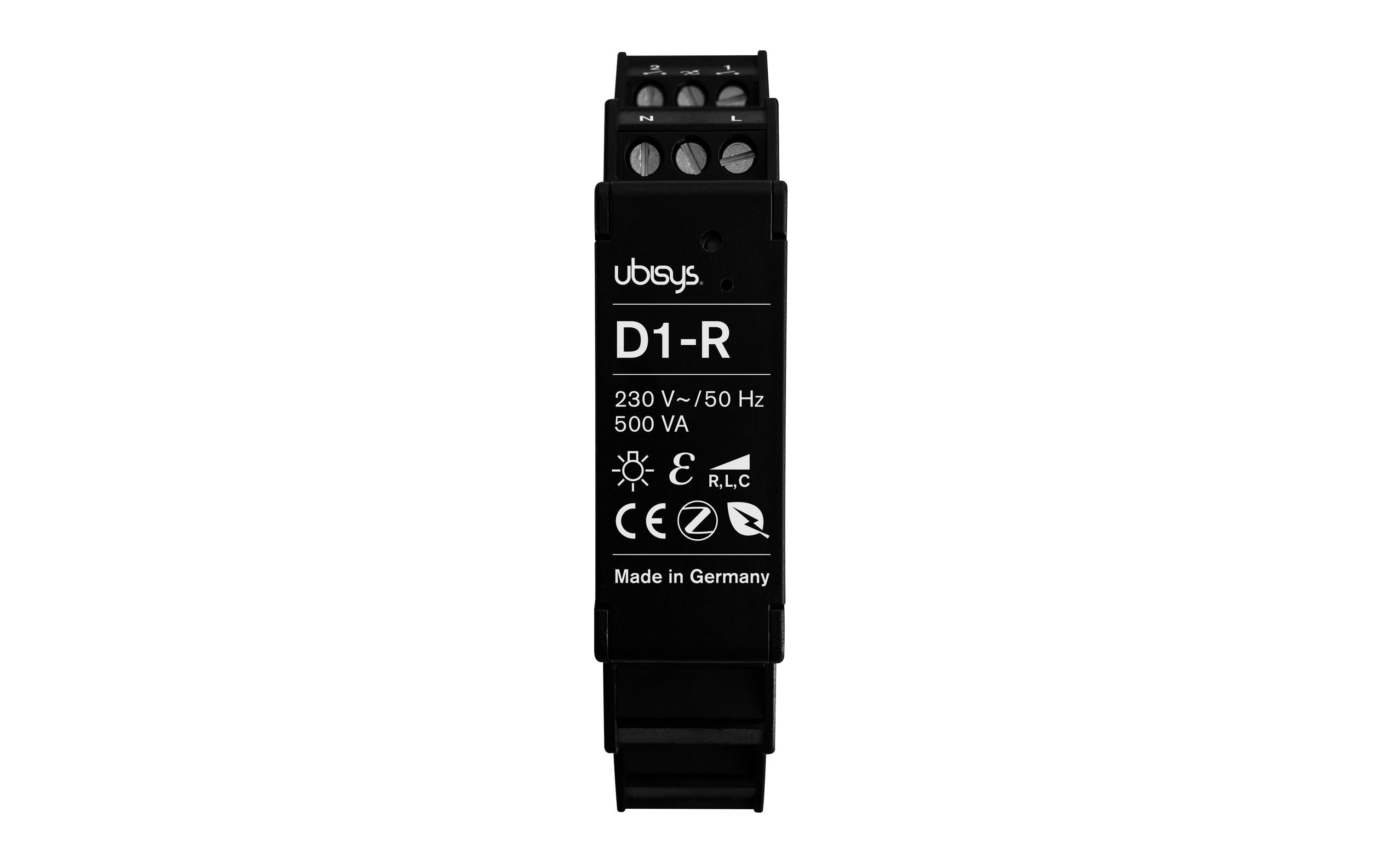 ubisys ZigBee Universaldimmer D1-R Für Hutschiene (DIN), Router