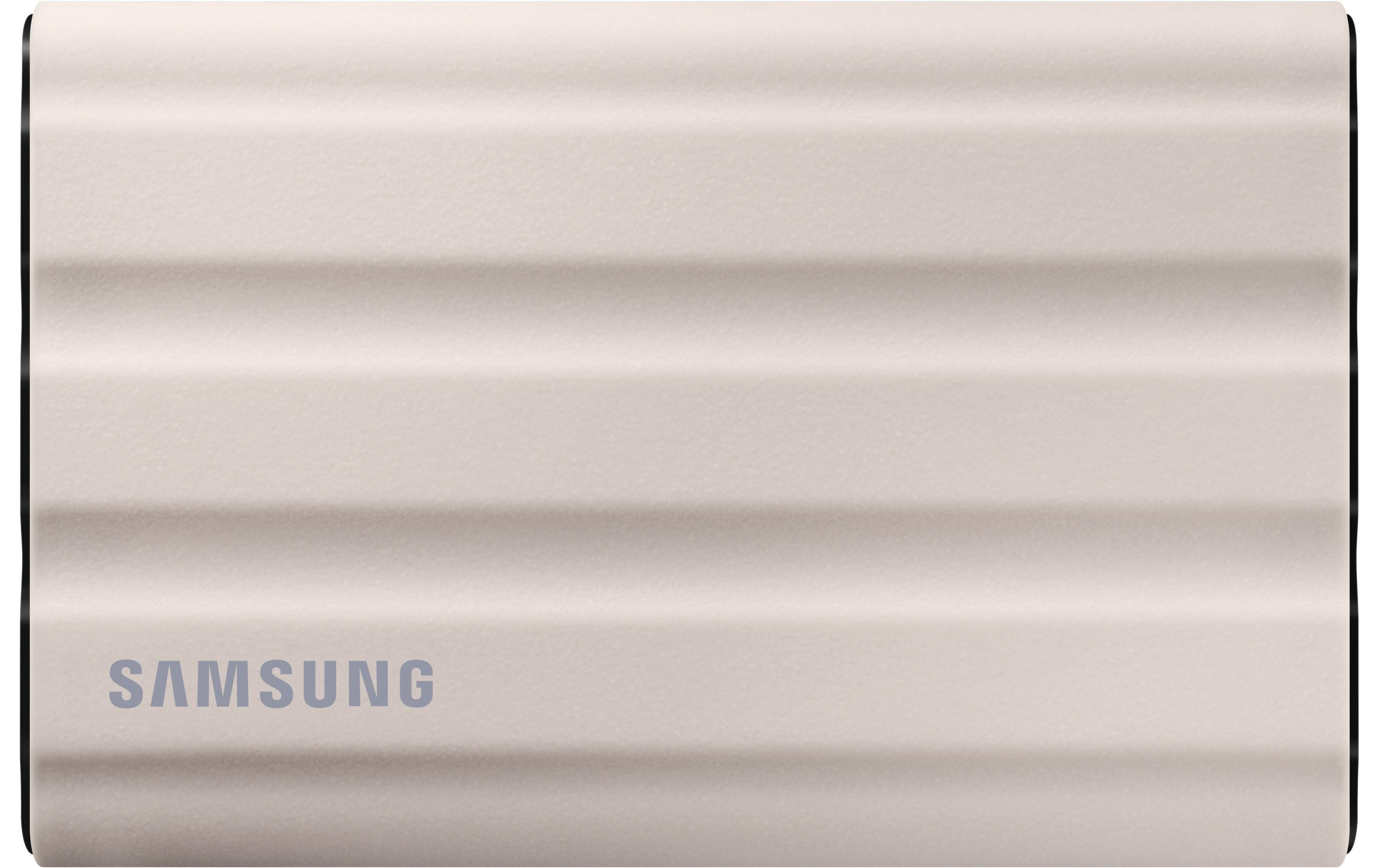 SSD Samsung Port. SSD T7 shield 2TB beige USB 3.2 Gen.2, NVMe, 1050MB/s, 1000MB/s