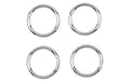 Glorex Verbindungsring platin, 10 x 10mm, 20 Stück