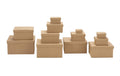 Glorex Boxen-Set Pappe eckig 12-teilig FSC