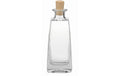 Glorex Glasflasche konisch mit Korken 15 x 6 x 5 cm, 100 ml