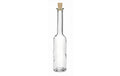 Glorex Glasflasche schlank mit Korken 18.5 x 4 cm, 100 ml