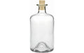 Glorex Apotheker-Flasche mit Korken 16 x 8 cm, 500 ml
