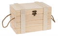Glorex Schatztruhe mit Griffen, Holzverschl 24 x 16.5 x 15.5 cm
