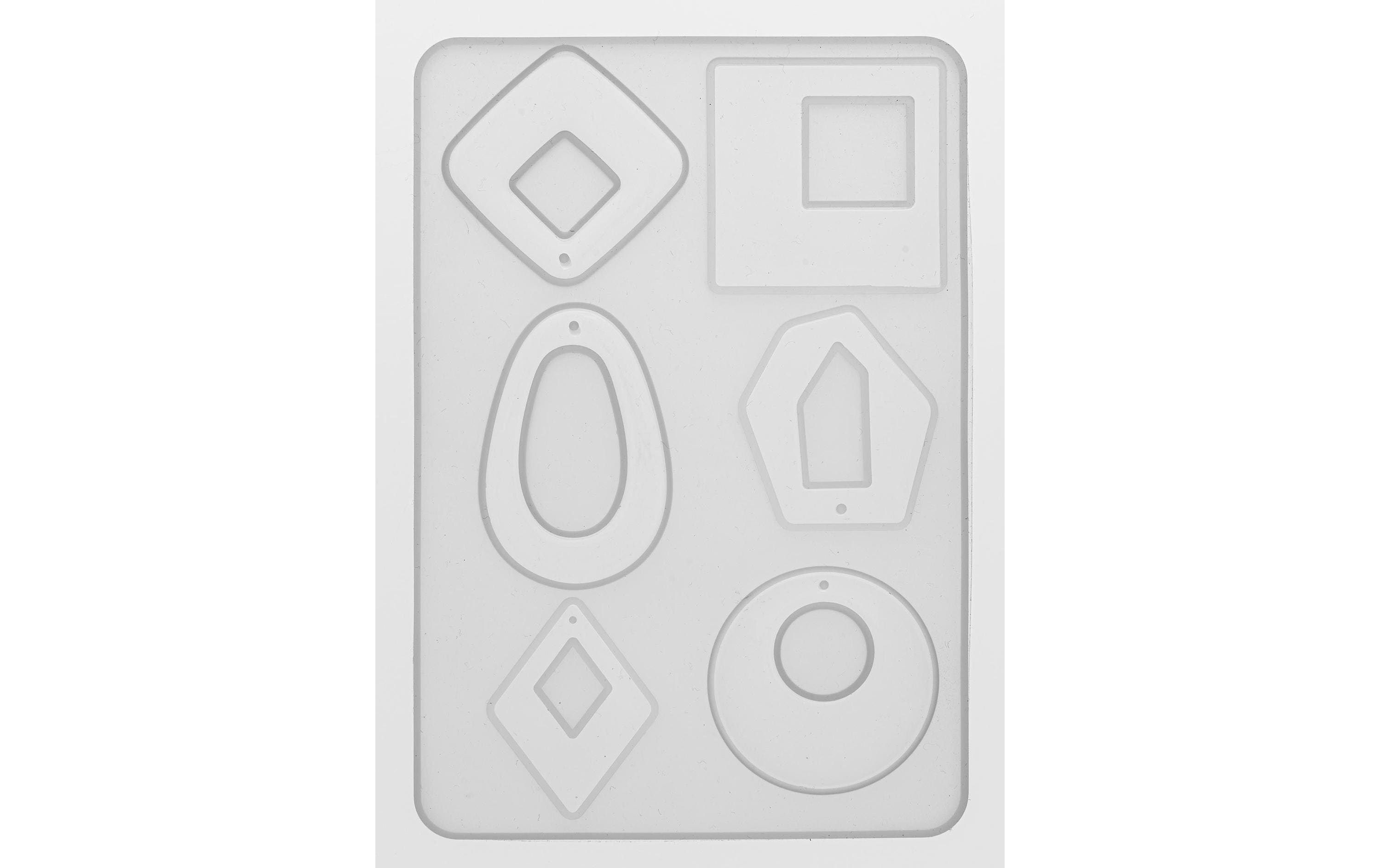 Glorex Silikon-Form Ornamente 14.5 x 10 cm, 6-teilig