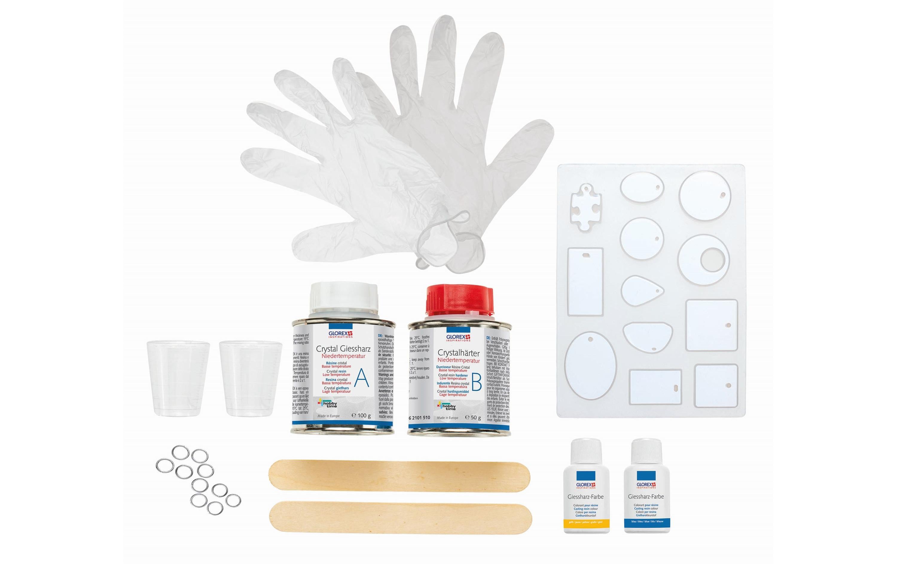 Glorex Crystal-Giessharz Starter-Set LowTemp