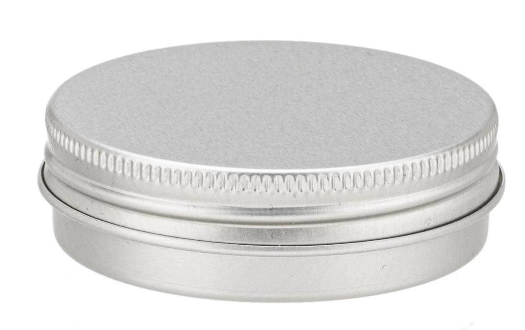 Glorex Alu-Schraubdeckeldose 25ml 48 x 15 mm, 2 Stück
