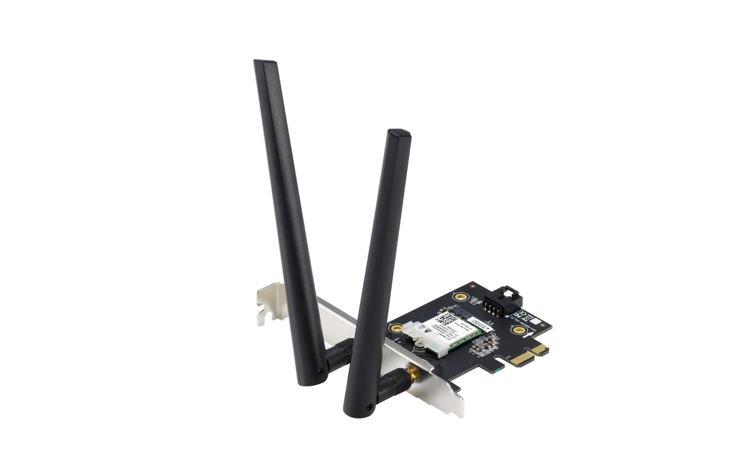 ASUS PCE-AX1800 BT5.2 WiFi-6 PCIe Adapter, Bluetooth 5.2