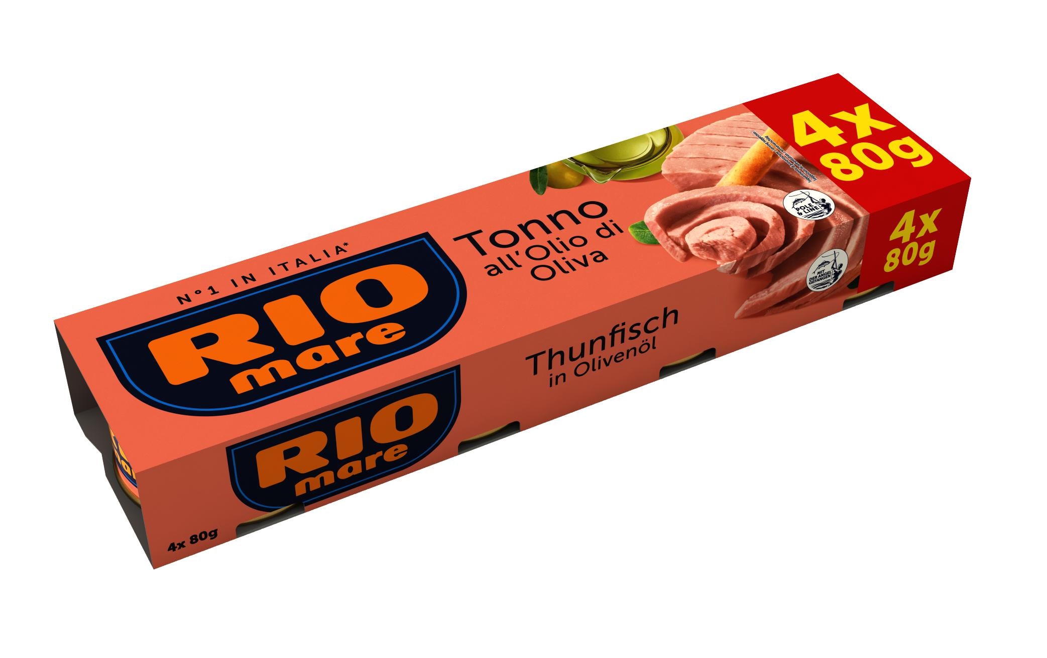 Thunfisch in Olivenöl 4x 80g